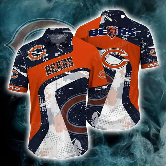 Chicago Bears Nfl Summer Hawaiian Shirt New Collection Gift For Sports Fans Nfl, NFL Hawaiian Shirt Moonbestprint