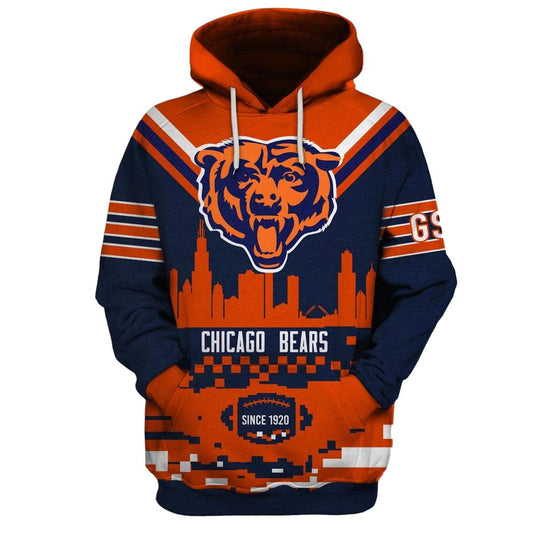 Chicago Bears Since 1920 AOP Hoodie -  Moonbestprint