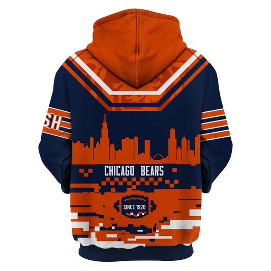 Chicago Bears Since 1920 AOP Hoodie -  Moonbestprint