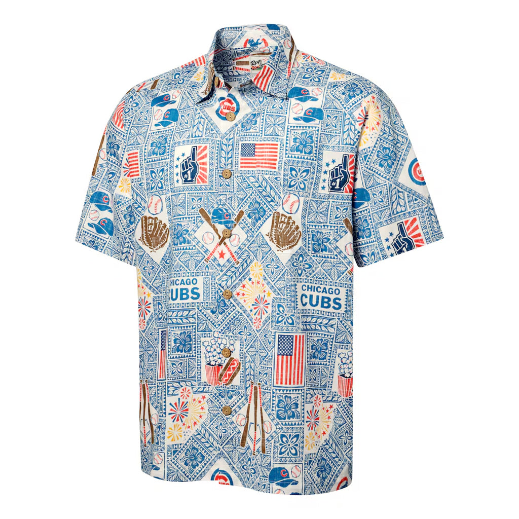 Chicago Cubs Blue Americana 2026 Hawaiian Shirt – Moonbestprint