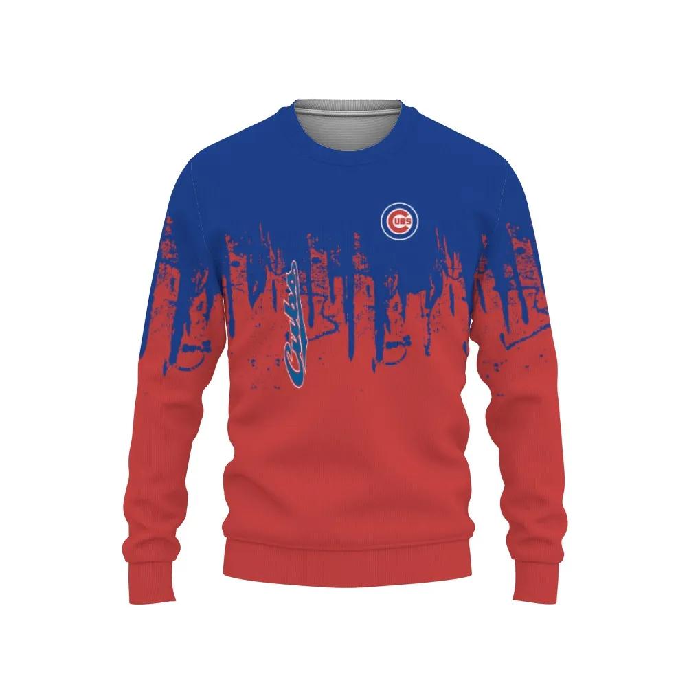 Chicago Cubs Christmas Ugly Sweater, MLB Christmas Sweater Moonbestprint