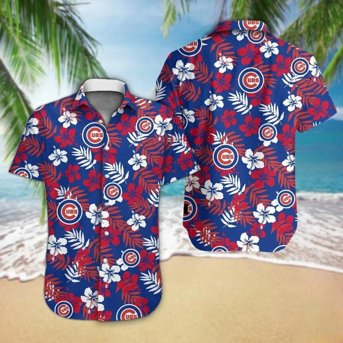 Chicago Cubs Hawaiian Shirt 2, MLB Hawaiian Shirt Moonbestprint