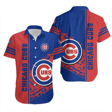 Chicago Cubs Hawaiian Shirt Quarter Style - MLB, MLB Hawaiian Shirt Moonbestprint