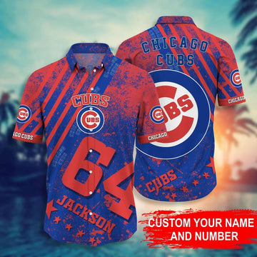 Chicago Cubs MLB Custom Hawaiian Shirt, MLB Hawaiian Shirt Moonbestprint