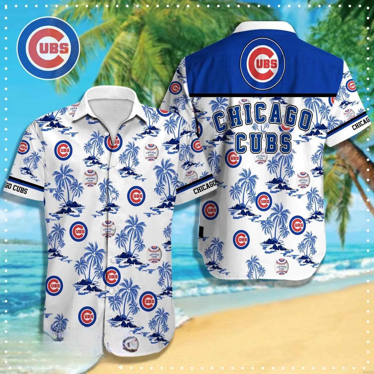 Chicago Cubs MLB Hawaiian Shirt 1, MLB Hawaiian Shirt Moonbestprint