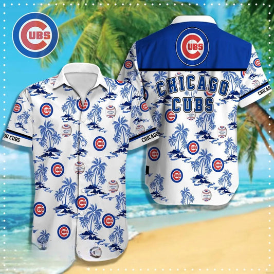 Chicago Cubs MLB Hawaiian Shirt 1, MLB Hawaiian Shirt Moonbestprint