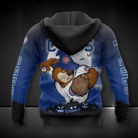 Chicago Cubs Mascot All Over Print Apparel 1, MLB Hoodie Moonbestprint