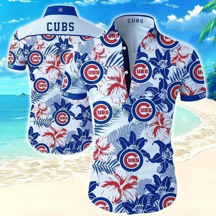 Chicago Cubs Summer Hawaiian Shirt, MLB Hawaiian Shirt Moonbestprint