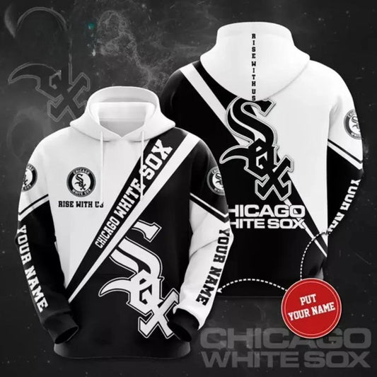 Chicago White Baseball Team Soxs MLB 3D Hoodie, MLB Hoodie Moonbestprint
