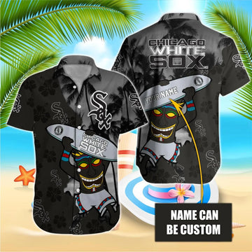 Chicago White Sox Custom MLB-Hawaiian Shirt, MLB Hawaiian Shirt Moonbestprint