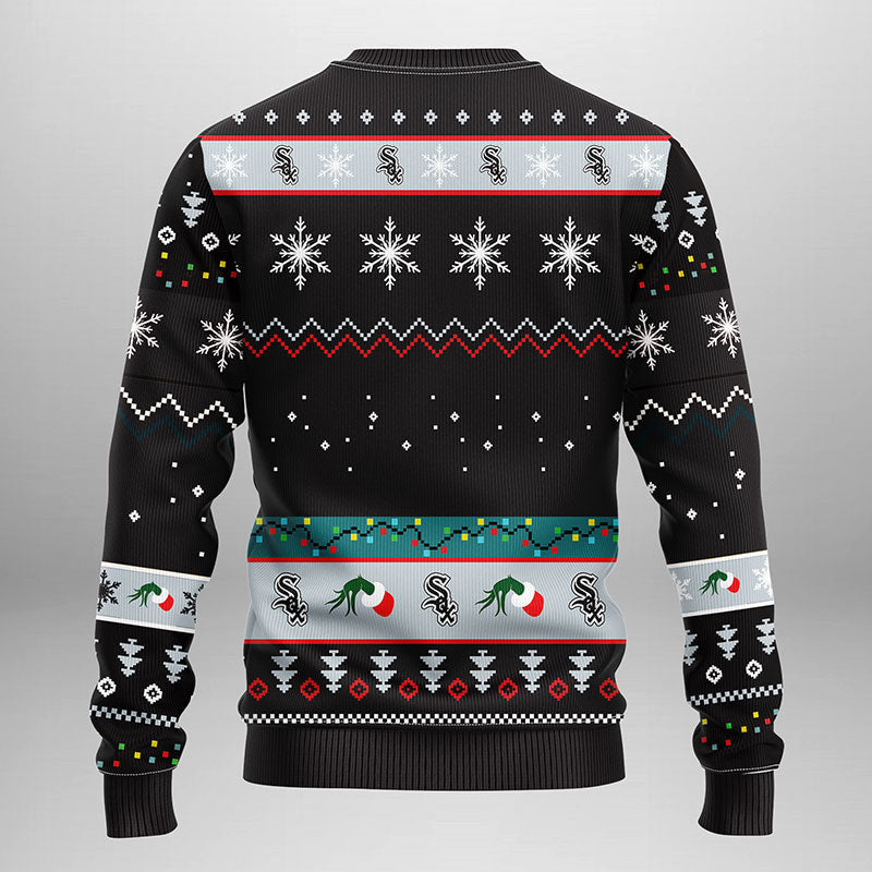 Chicago White Sox Grinch Ugly Christmas Sweater, Grinch Xmas Sweater Moonbestprint
