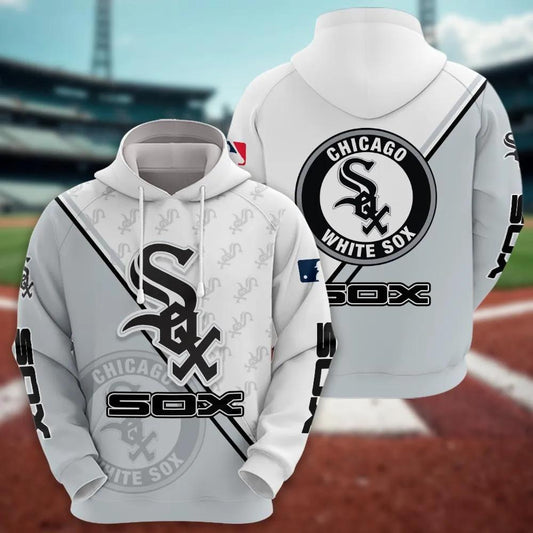 Chicago White Sox Logo 3D Hoodie, MLB Hoodie Moonbestprint