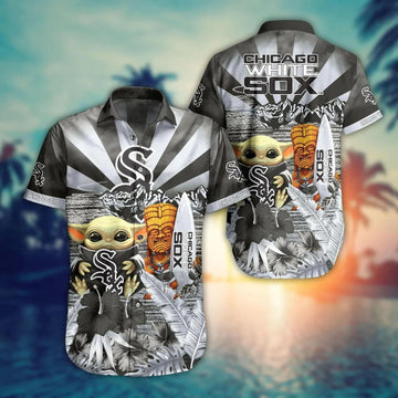 Chicago White Sox MLB Baby Yoda Hawaiian Shirt, MLB Hawaiian Shirt Moonbestprint