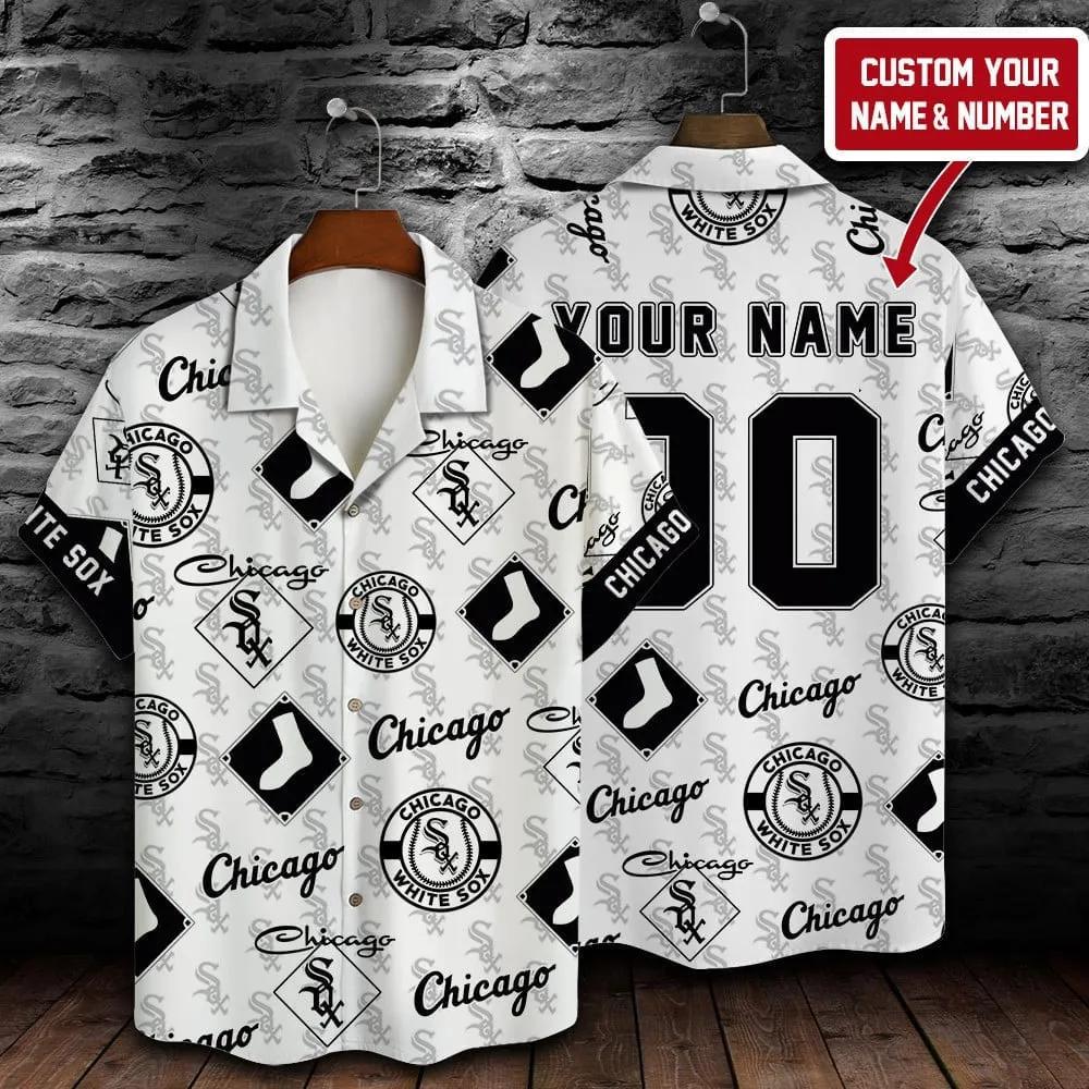 Chicago White Sox MLB Custom Summer 3D Hawaiian Shirt, MLB Hawaiian Shirt Moonbestprint