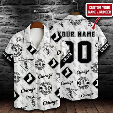 Chicago White Sox MLB Custom Summer 3D Hawaiian Shirt, MLB Hawaiian Shirt Moonbestprint