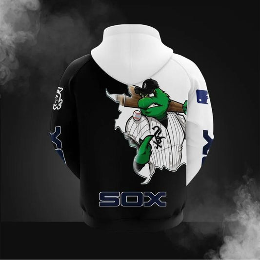 Chicago White Sox Mascot All Over Print Apparel 1, MLB Hoodie Moonbestprint