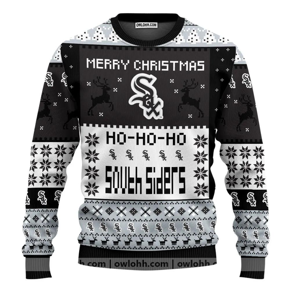 Chicago White Sox Merry Christmas Ugly Christmas Sweater, MLB Christmas Sweater Moonbestprint