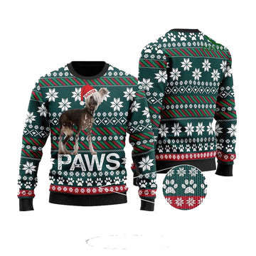 Chinese Crested Santa Printed Christmas Ugly Sweater - Moonbestprint