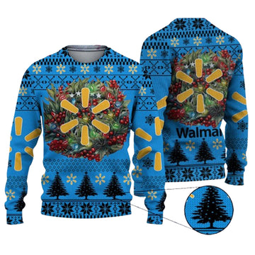 Christmas 2024 Walmart Logo Ugly Christmas Sweater – Moonbestprint