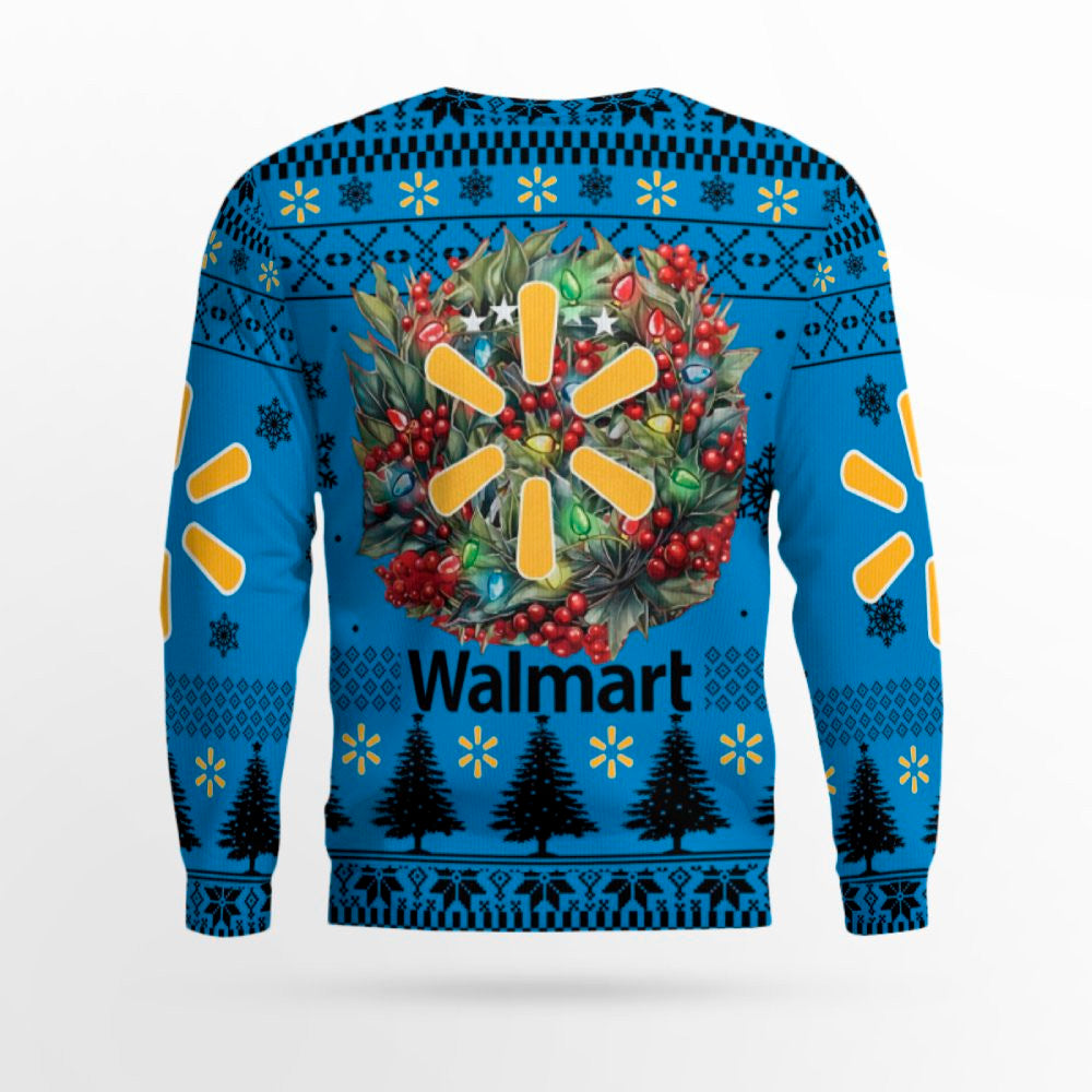 Christmas 2024 Walmart Logo Ugly Christmas Sweater – Moonbestprint