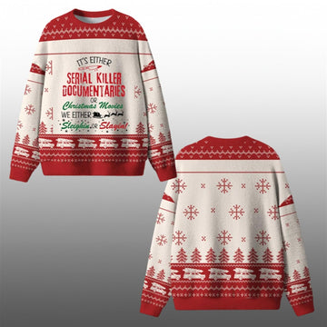 Christmas And Murder Ugly Sweater 2026 Christmas - Moonbestprint