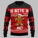 Christmas Bite Me Ugly Christmas Sweater – Moonbestprint
