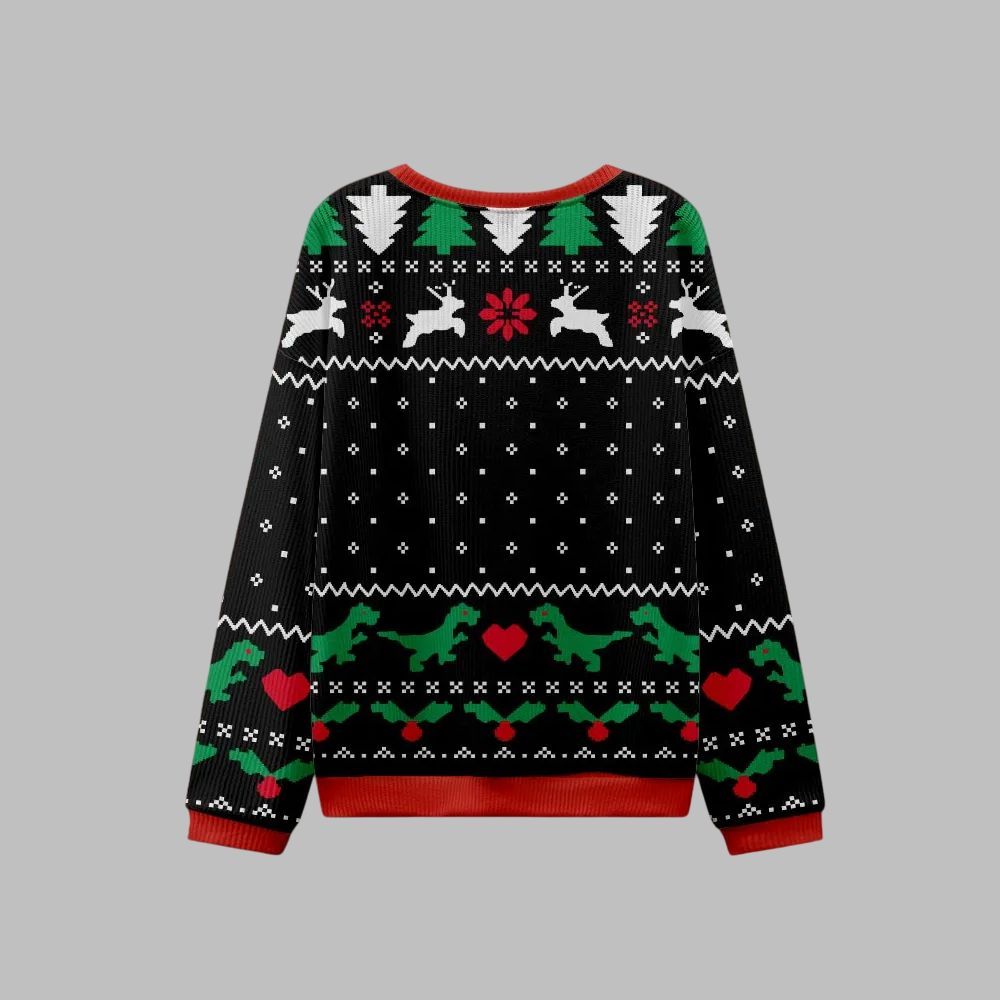 Christmas Dinosaur Ugly Sweater 2026 Christmas - Moonbestprint