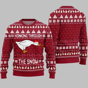 Christmas Goose Ugly Christmas Sweater – Moonbestprint