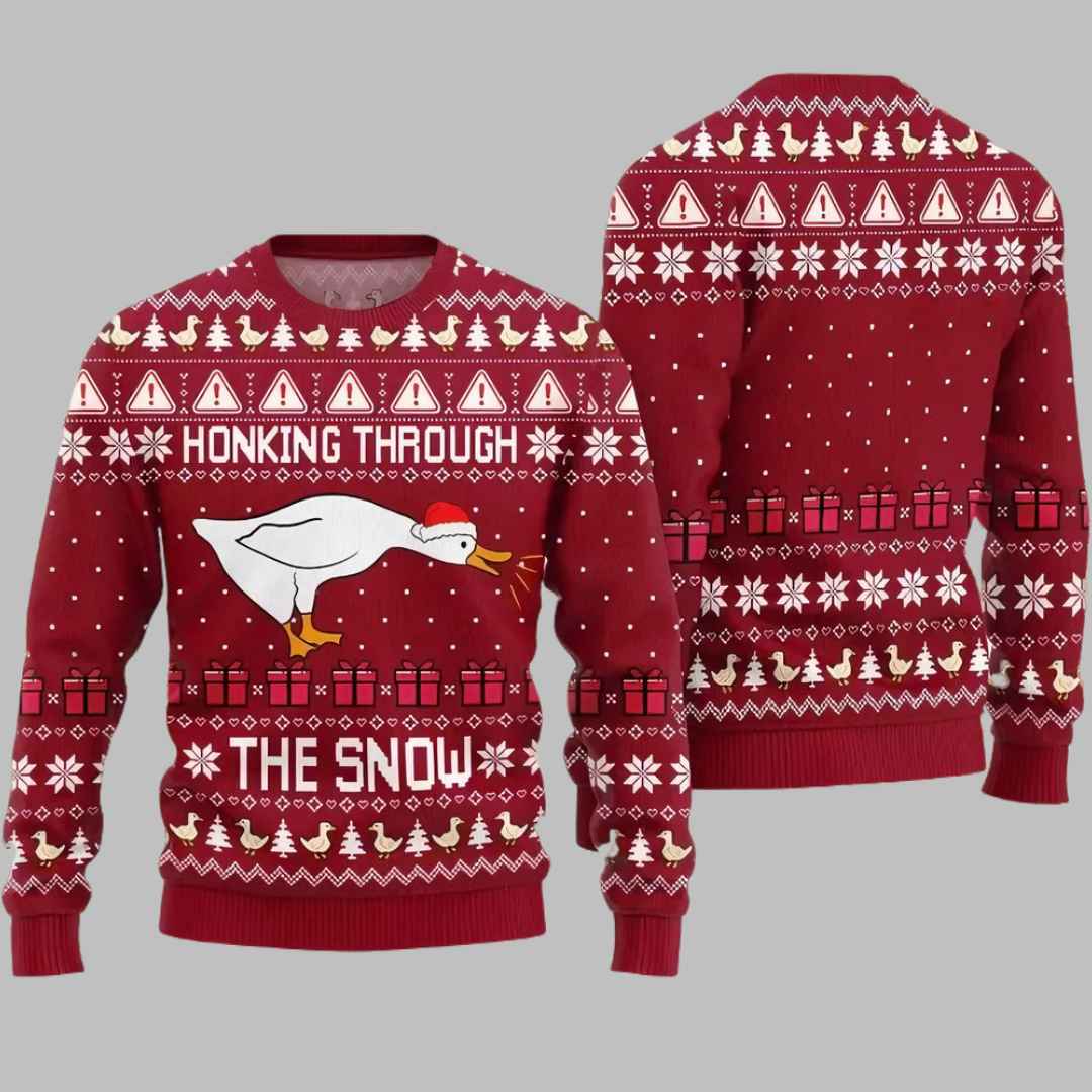 Christmas Goose Ugly Christmas Sweater – Moonbestprint