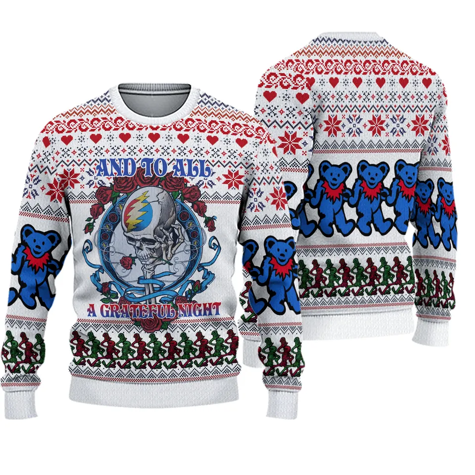 Christmas Holiday And To All A Grateful Night Ugly Christmas Sweater 2025 – Moonbestprint