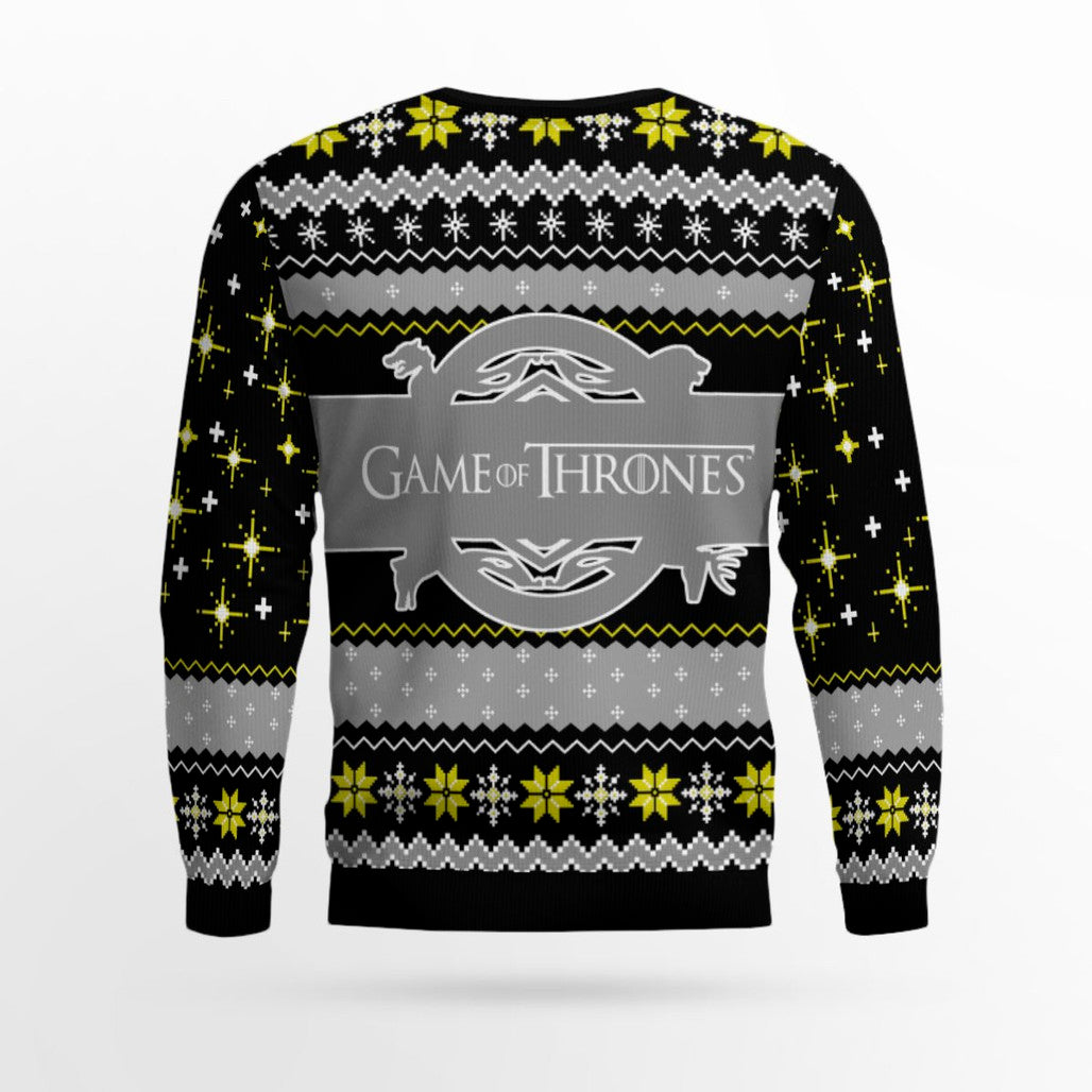 Christmas Is Coming House Stark Game Of Thrones Ugly Christmas Sweater – Moonbestprint