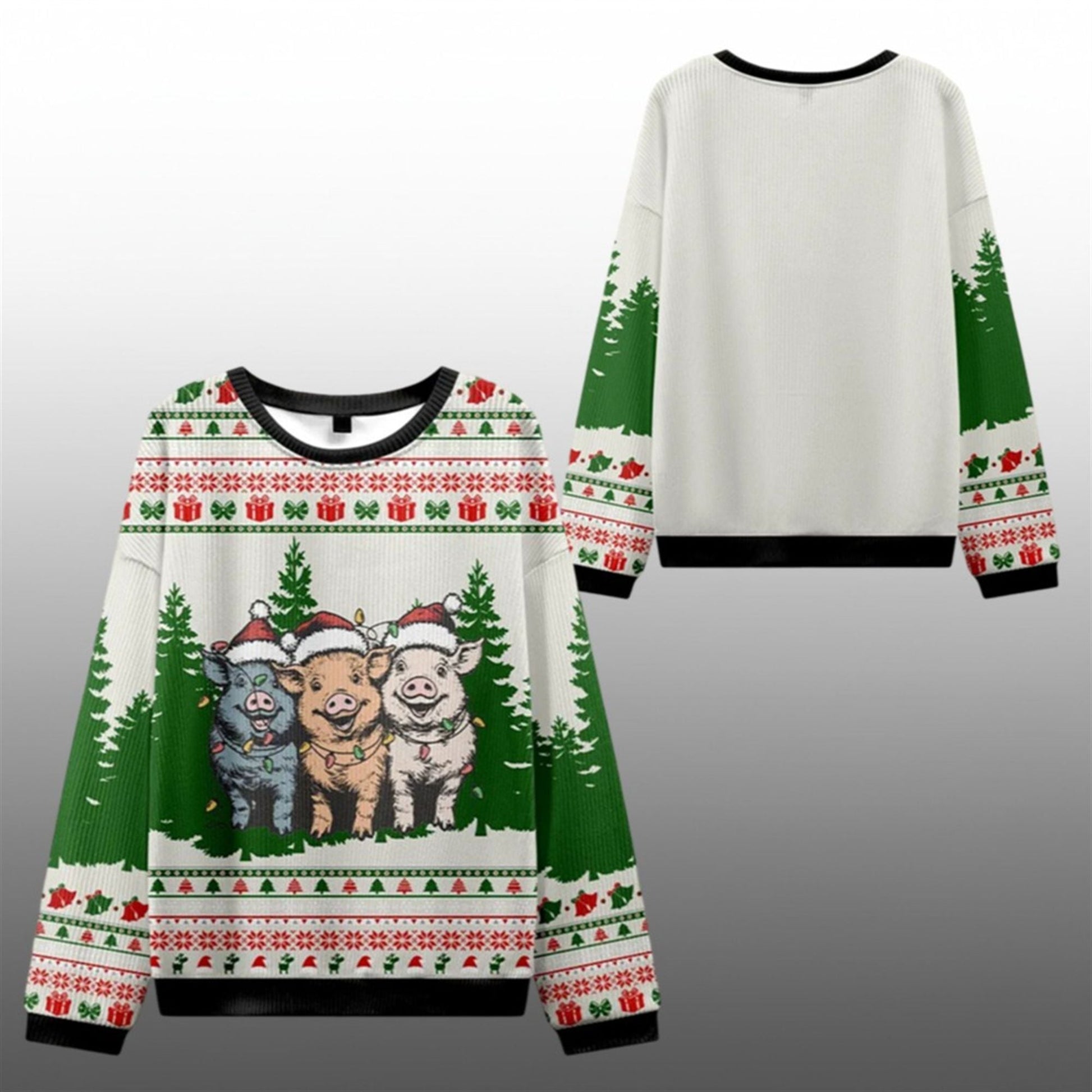 Christmas Pigs Ugly Sweater 2026 Christmas - Moonbestprint