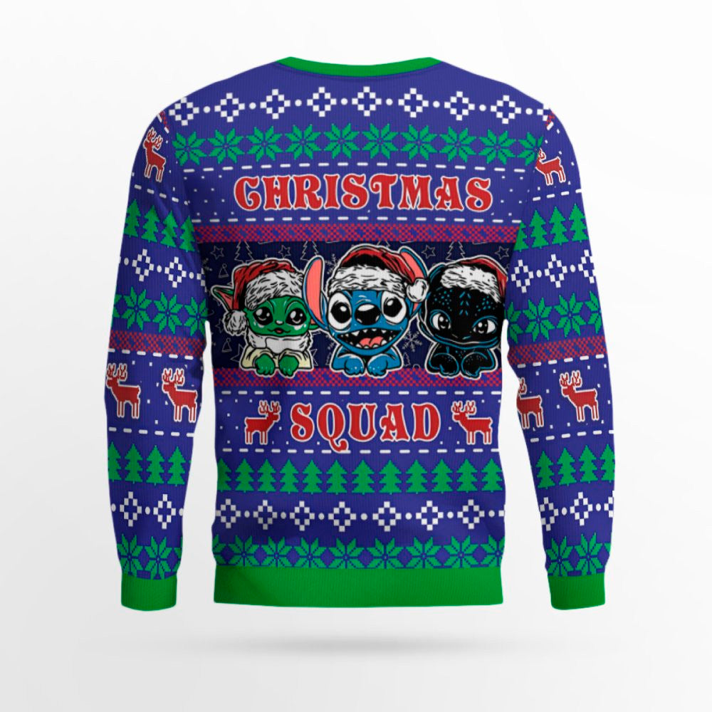 Stitch Christmas Squad Ugly Christmas Sweater 2025 – Moonbestprint