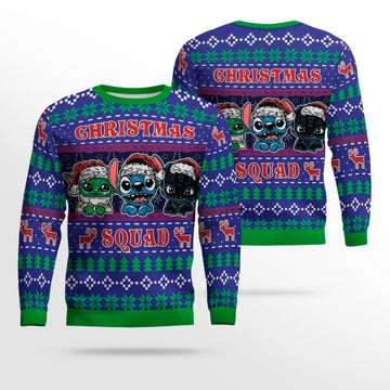 Stitch Christmas Squad Ugly Christmas Sweater 2025 – Moonbestprint