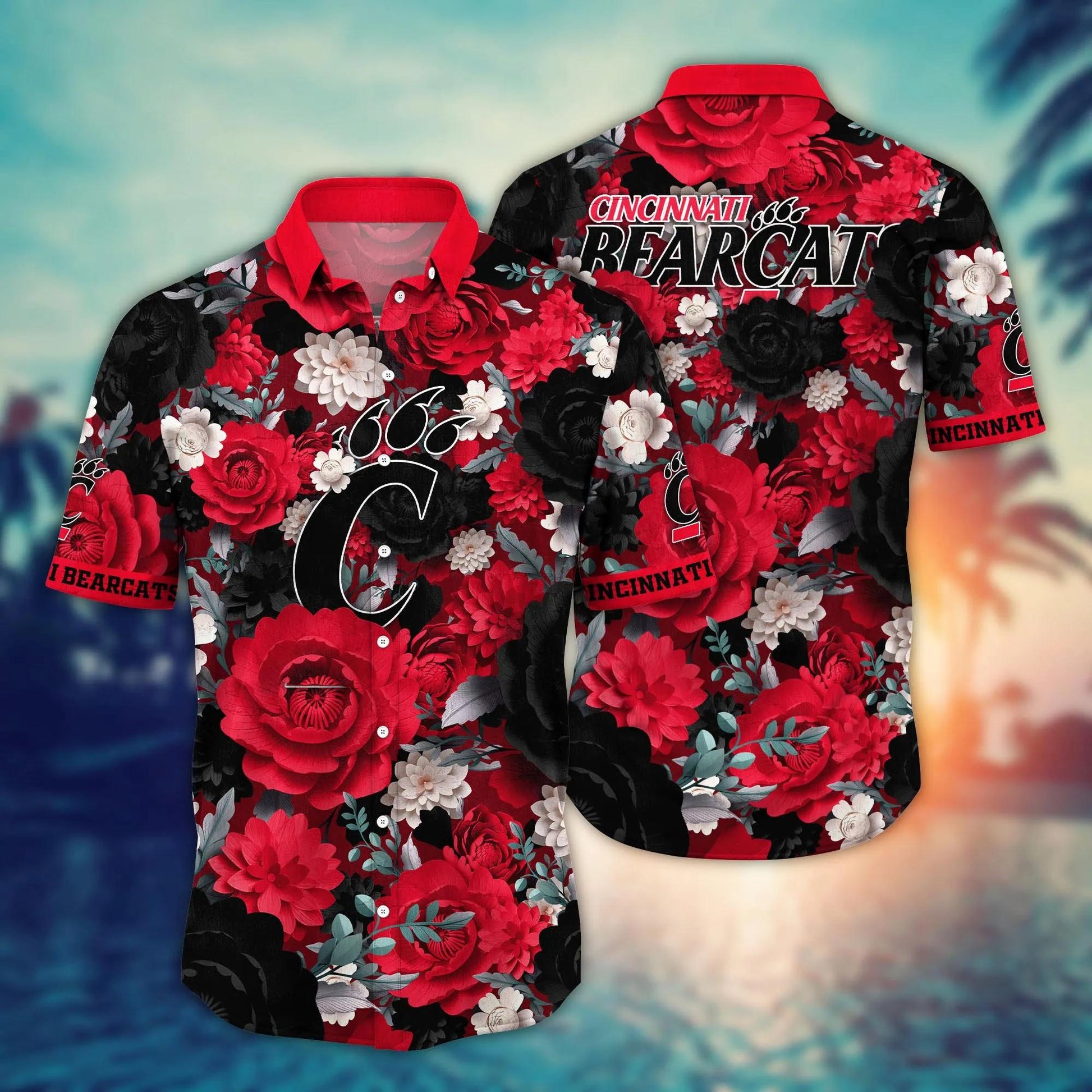 Cincinnati Bearcats NCAA Hawaiian Shirt 4, NCAA Hawaiian Shirt Moonbestprint