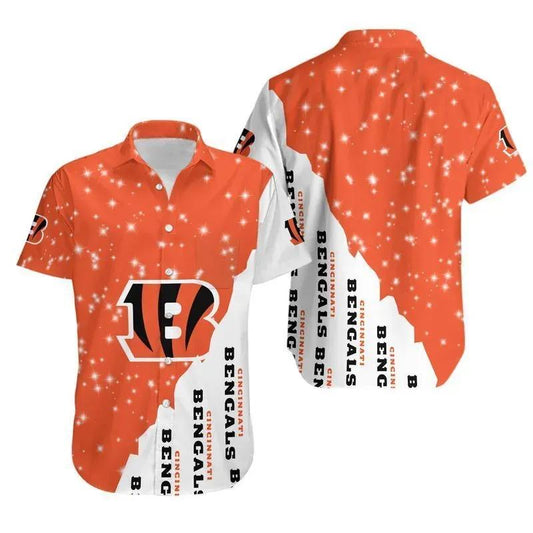 Cincinnati Bengals Bling Bling Hawaii Shirt Summer Collection, NFL Hawaiian Shirt Moonbestprint