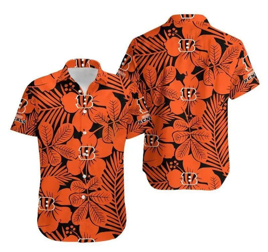 Cincinnati Bengals Flower Hawaii Shirt Summer Collection 2, NFL Hawaiian Shirt Moonbestprint