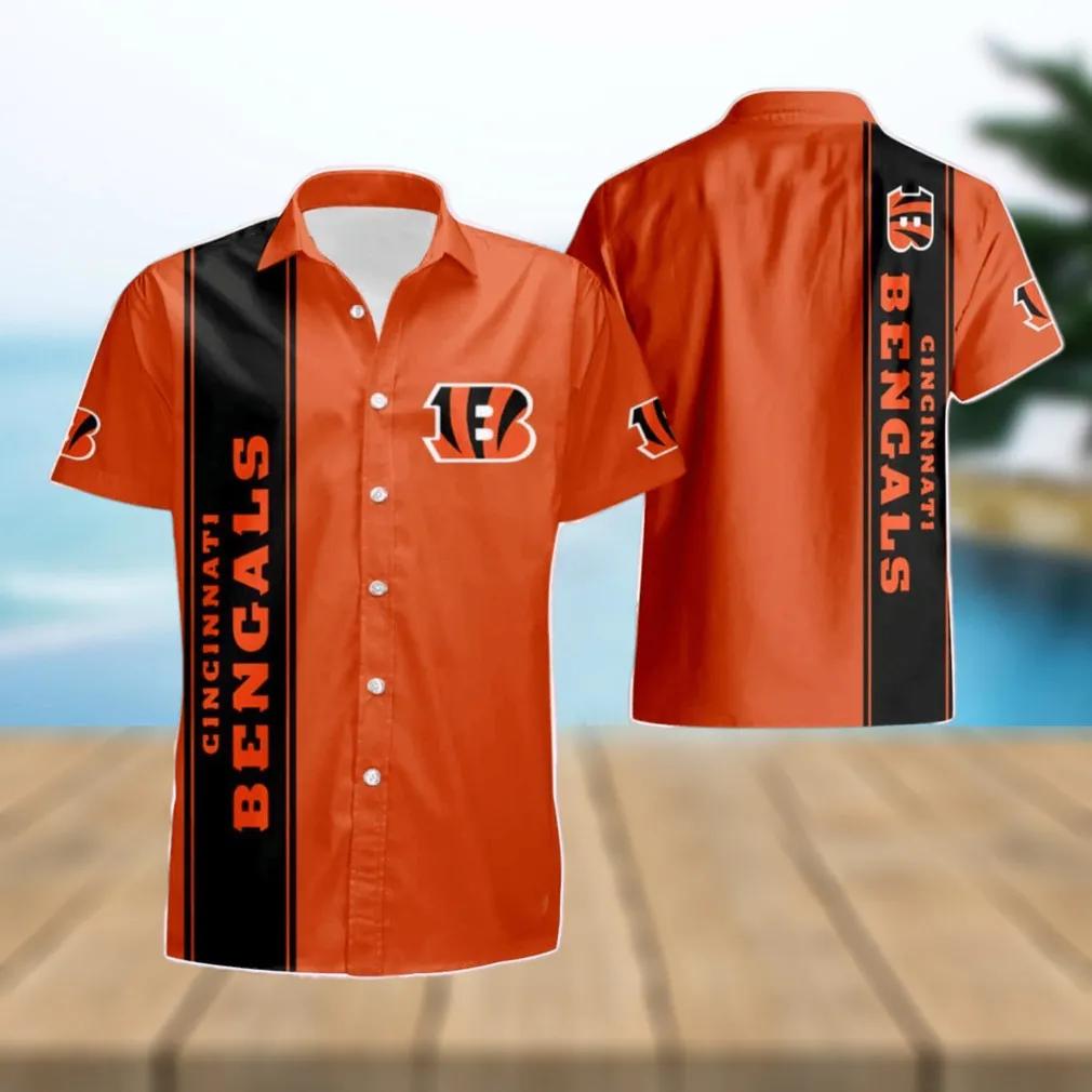 Cincinnati Bengals NFL Football Color Hawaiian Shirt, NFL Hawaiian Shirt Moonbestprint