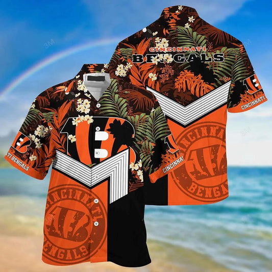 Cincinnati Bengals Nfl Football Beach Shirt – This Summer Hawaiian Sas For Big Fans, NFL Hawaiian Shirt Moonbestprint
