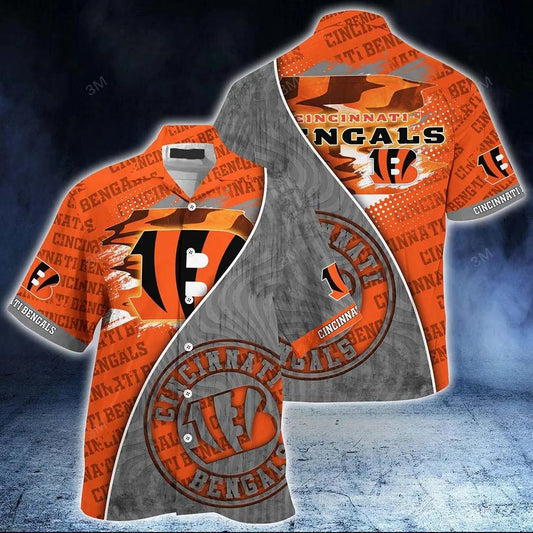 Cincinnati Bengals Nfl Hawaiian Sas New Hot Trend Summer For This Season Fan Gift, NFL Hawaiian Shirt Moonbestprint