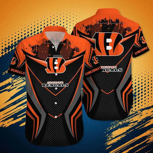 Cincinnati Bengals Nfl Hawaiian Sas New Trending Summer Beach Shirt For Men Women, NFL Hawaiian Shirt Moonbestprint