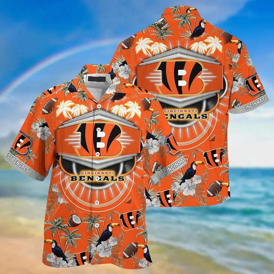 Cincinnati Bengals Nfl Hawaiian Sas This Summer For Your Loved Ones, NFL Hawaiian Shirt Moonbestprint