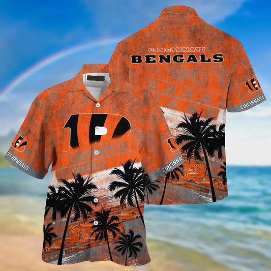 Cincinnati Bengals Nfl Hawaiian Sas Trending Summer For Sports Football Fans, NFL Hawaiian Shirt Moonbestprint