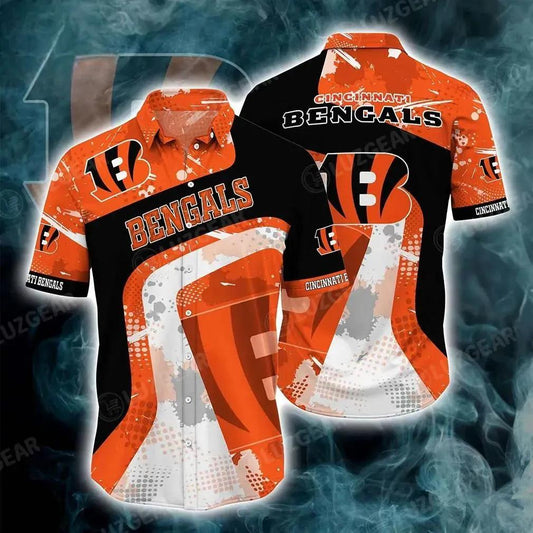 Cincinnati Bengals Nfl Summer Hawaiian Shirt New Collection Gift For Sports Fans Nfl, NFL Hawaiian Shirt Moonbestprint