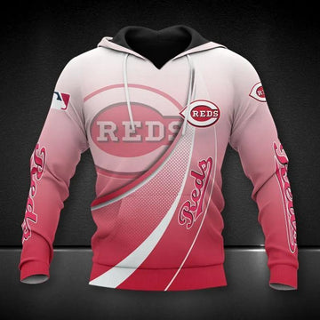 Cincinnati Reds Big Logo 3D Hoodie 1, MLB Hoodie Moonbestprint