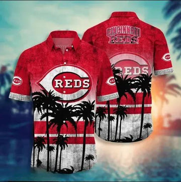 Cincinnati Reds Hawaiian Shirt 10, MLB Hawaiian Shirt Moonbestprint