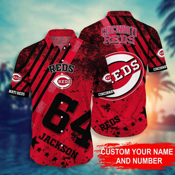 Cincinnati Reds MLB Custom Hawaiian Shirt, MLB Hawaiian Shirt Moonbestprint