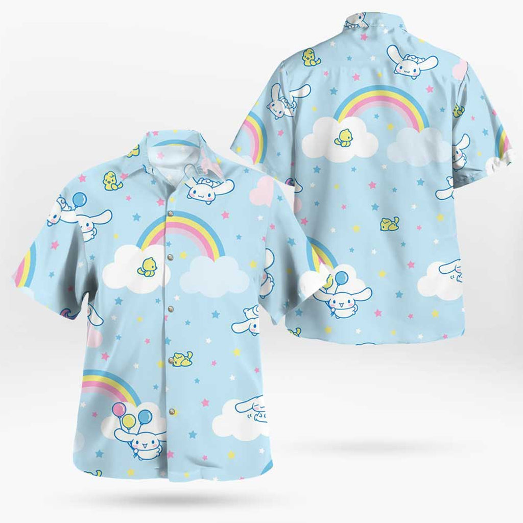 Cinnamoroll Hello Kitty Hawaiian Tropical Shirt – Moonbestprint