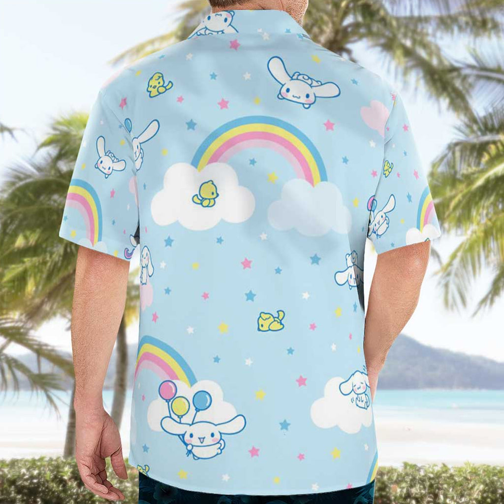 Cinnamoroll Hello Kitty Hawaiian Tropical Shirt – Moonbestprint