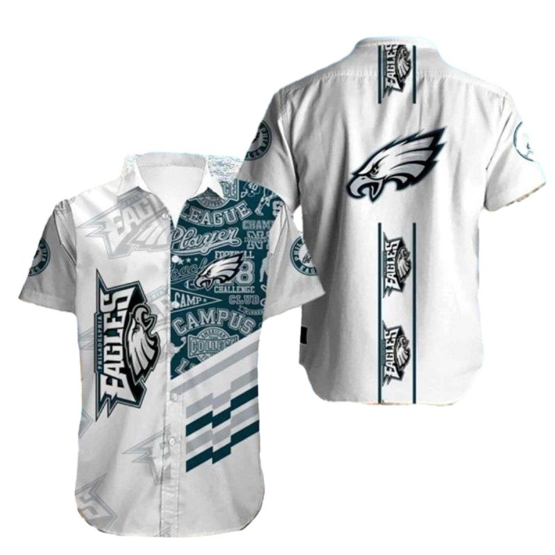 Philadelphia Eagles Classic Cool Campus Casual Hawaiian Shirt - Moonbestprint